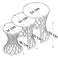 Bishop Round Nest Of Tables Set - 3 Pieces Nesting Table