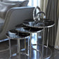 Amalfi Round Nest Of Tables Set - 3 Pieces Nesting Table