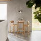 Barlow Oak Bar Stool Set of 2