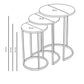Amalfi Round Nest Of Tables Set - 3 Pieces Nesting Table