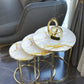 Siena Round Nest Of Tables Set - 3 Pieces Nesting Table